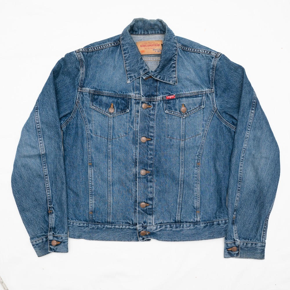 Vintage 90s Y2k Original Rhomb Label Jeans Denim Jacket Western‎ Type 3 III